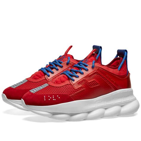 versace chain reaction red white and blue|Versace chain reaction multicolor.